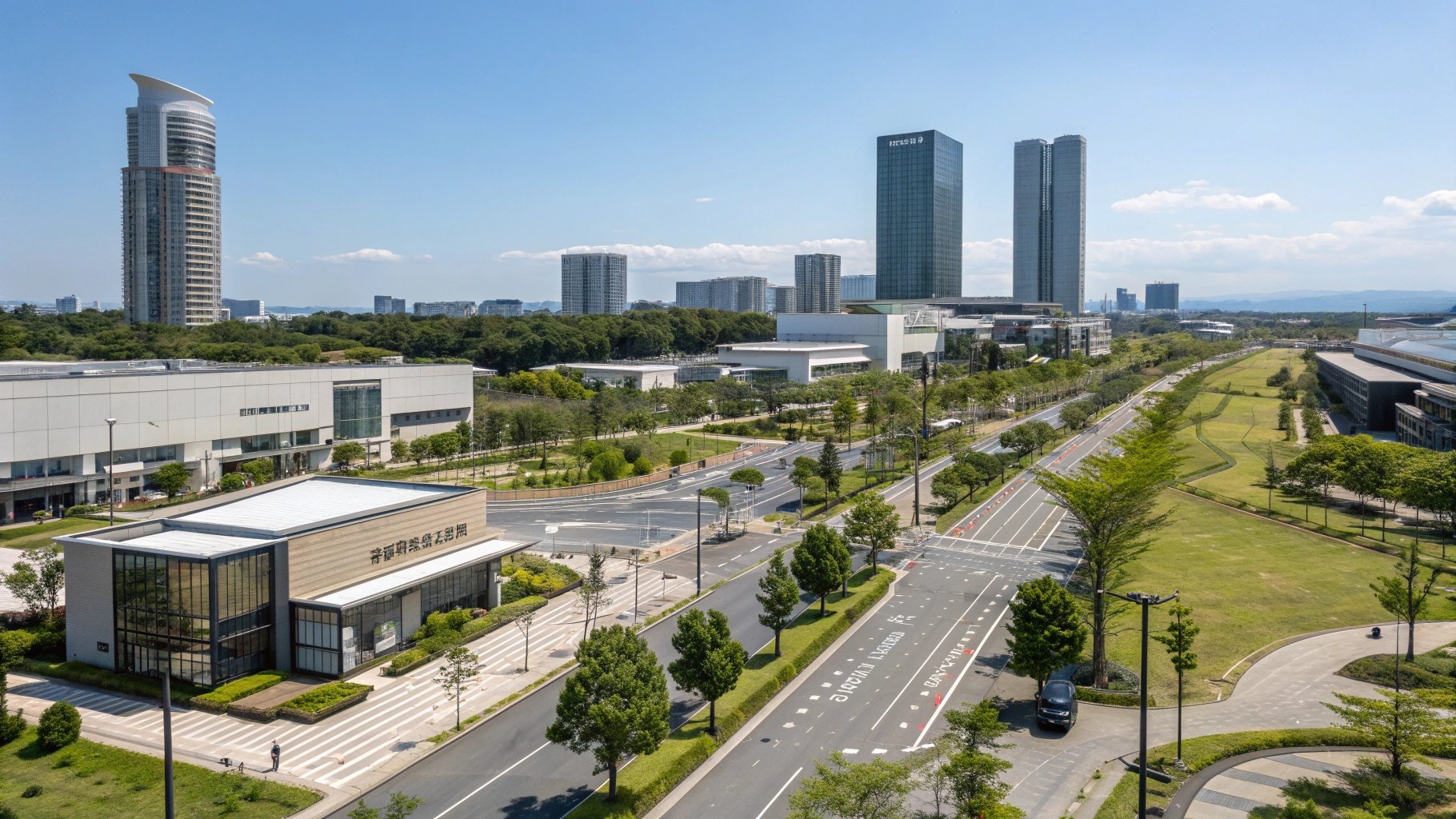 千葉ニュータウンの街並み