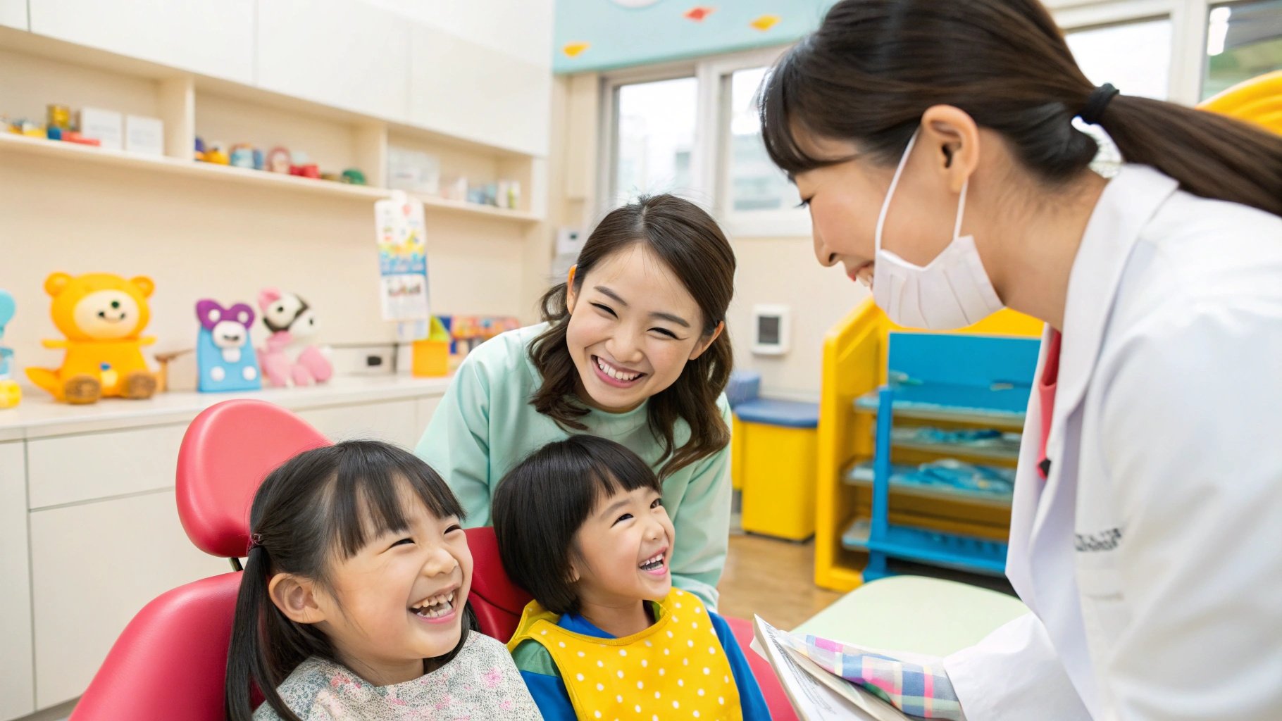小児歯科の診療風景